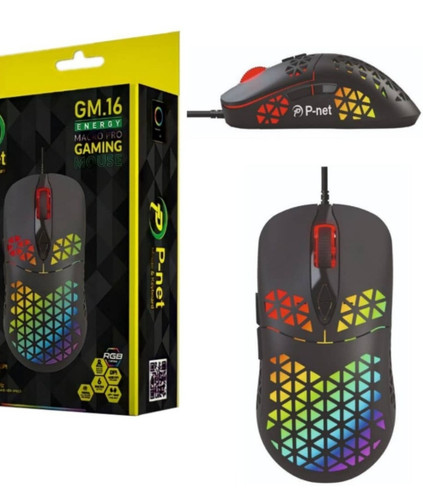 ماوس گیمینگ پی نت مدل GM16 با سیم